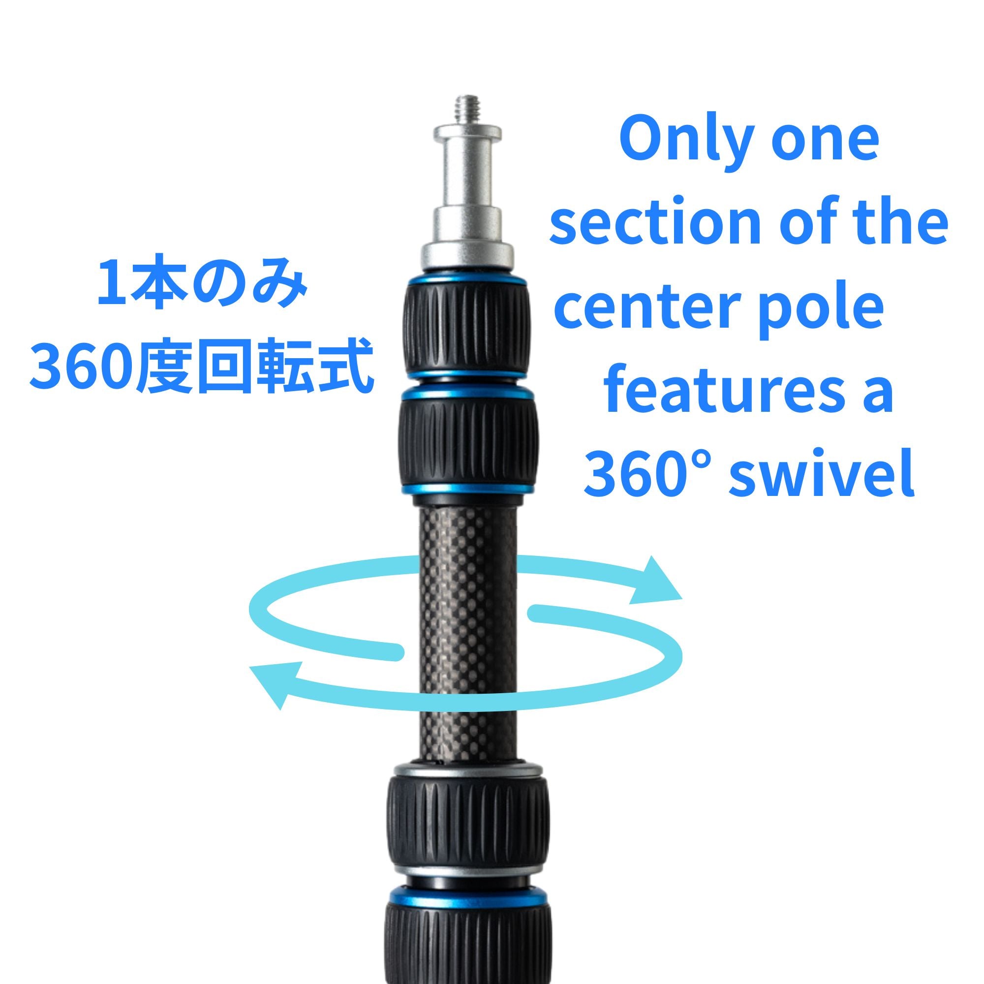 LS-6C-Pro カーボン・ライトスタンド 最上位機種アップグレード版 (脚