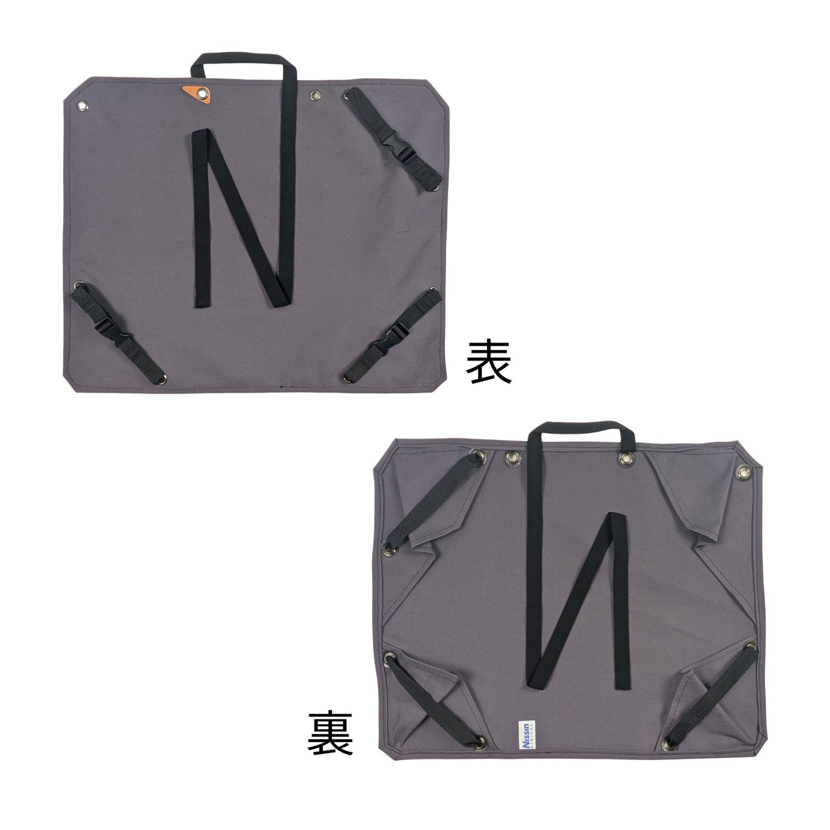 帆布ロールバッグ（ライトスタンド収納ケース, 綿100%帆布製, ロールアップ式, ウェイトバッグ兼用）